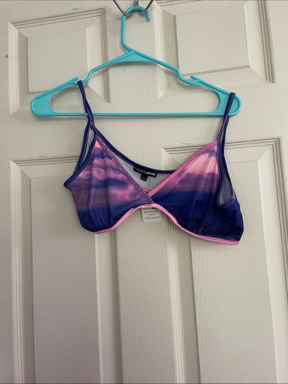 Fashion Nova Pink & Purple Ombre Bralette